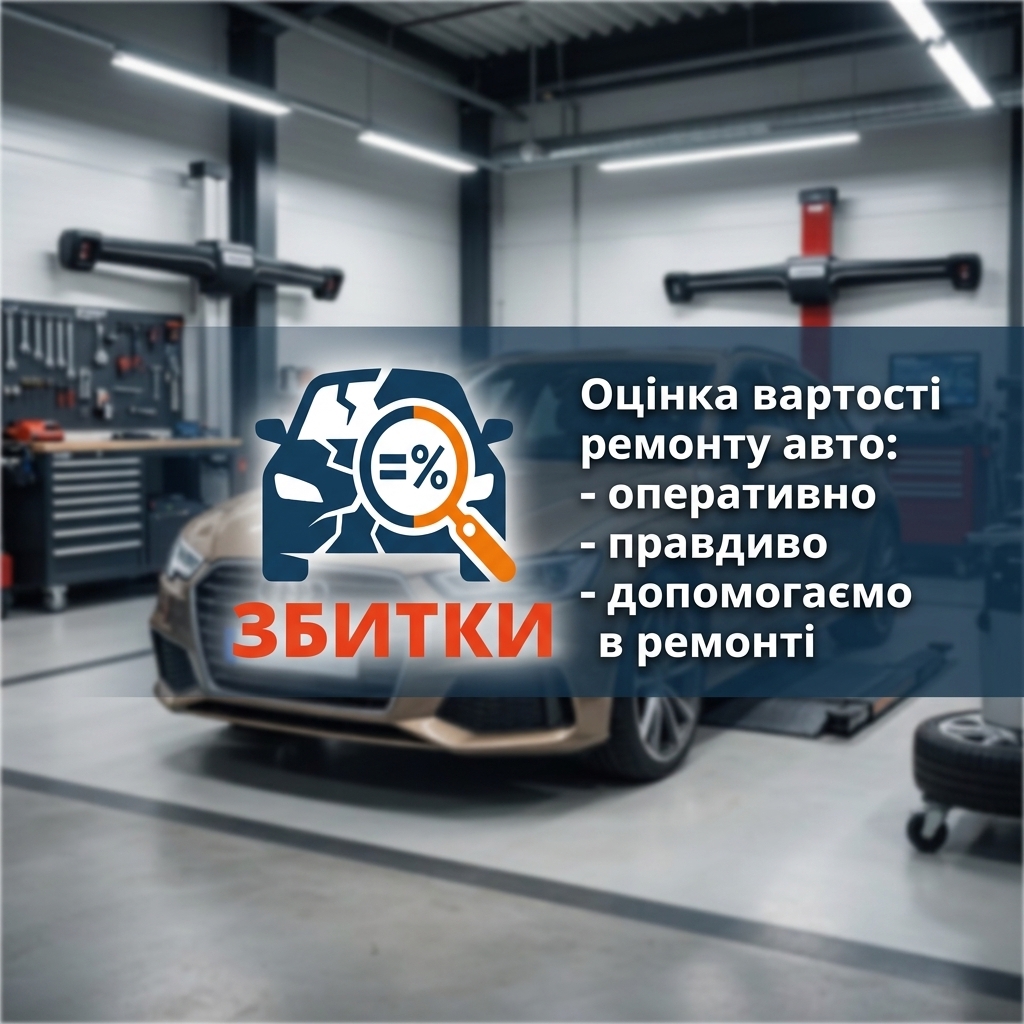 Приклад детального звіту з оцінки збитків авто та підбору запчастин